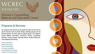 Women's Counselling, Referral and Education Centre Website