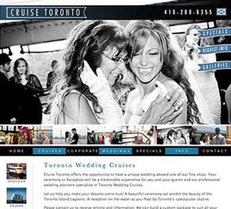Cruise Toronto Website Wedding Cruises page