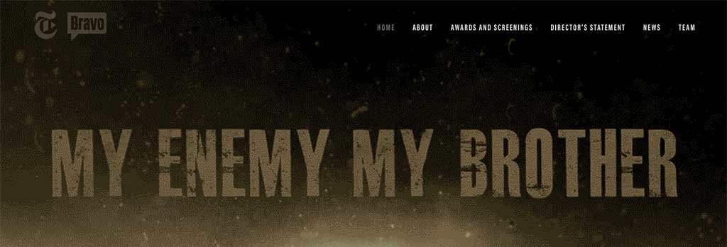 My Enemy My Brother website